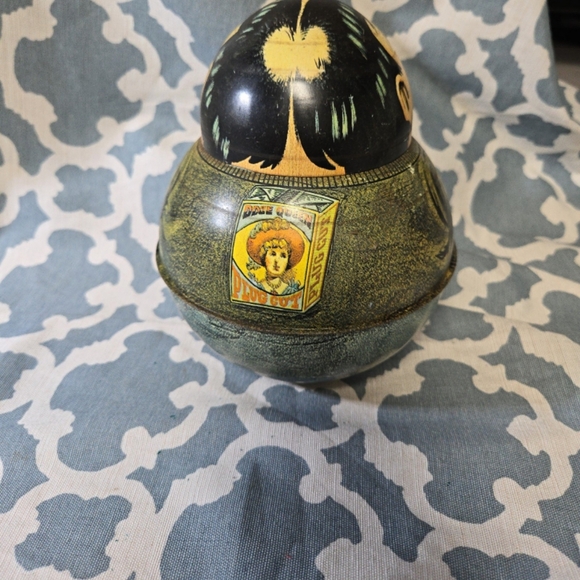 Opera Singer Dixie Queen Plug Cut 1979 Roly-Poly "BROWNIE" TOBACCO TIN - Picture 3 of 7